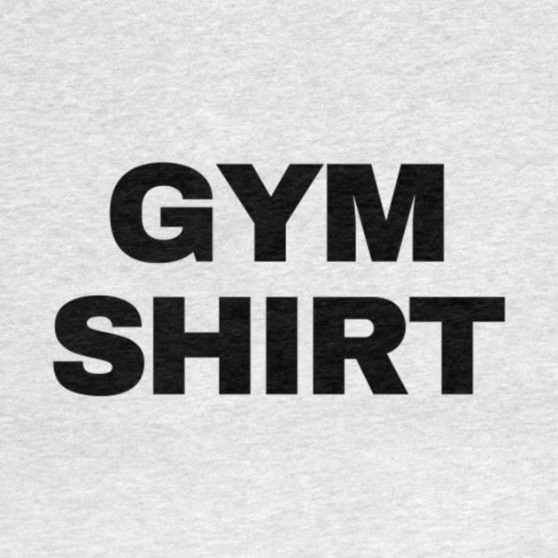 Gym Shirt Black by Transformation of Self 